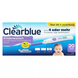 CLEARBLUE Test owulacyjny zaawansowany & cyfrowy, 20 szt