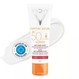 VICHY IDEAL Soleil Krem przeciwzmarszczkowy LSF 50, 50 ml