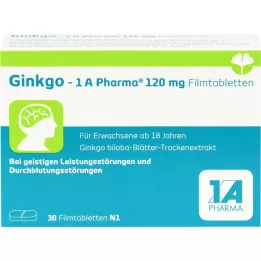 GINKGO-1A Pharma 120 mg tabletki z powlekaniem filmowym, 30 szt