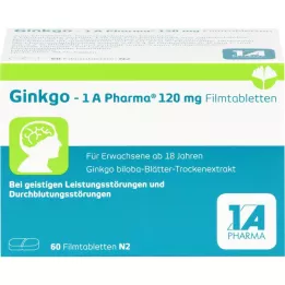 GINKGO-1A Pharma 120 mg tabletki z powlekaniem filmowym, 60 szt