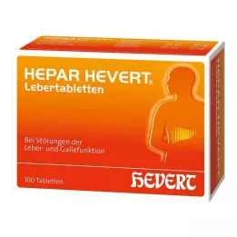 HEPAR HEVERT Tabletki wątrobowe 100 szt