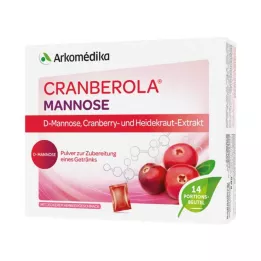 CRANBEROLA Mannoza w proszku do sporządzania roztworu doustnego, 14X4 g