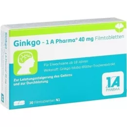 GINKGO-1A Pharma 40 mg tabletki z filmu, 30 szt