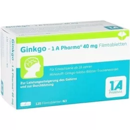 GINKGO-1A Pharma 40 mg tabletki z filmu, 120 szt