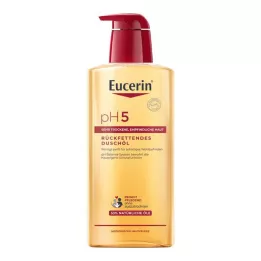 EUCERIN Olejek pod prysznic pH5 do skóry wrażliwej z pompką, 400 ml
