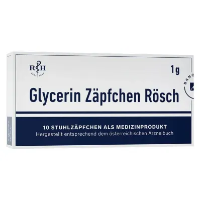Czopki glicerynowe Rösch 1 g na zaparcia, 10 szt Czopki glicerynowe Rösch 1 g na zaparcia, 10 szt