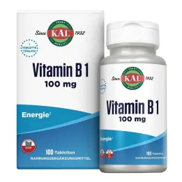 Witamina B1 Tiamina 100 mg Tabletki, 100 tabletek