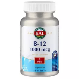 VITAMIN B12 1000 µg tabletki, 50 szt