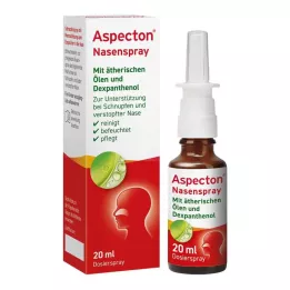 ASPECTON Spray do nosa odpowiada 1,5% roztworowi soli fizjologicznej, 20 ml
