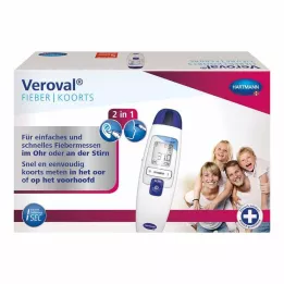 VEROVAL Termometr gorączki w podczerwieni 2in1, 1 szt