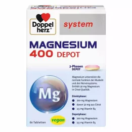 DOPPELHERZ Tabletki systemu Depot Magnez 400, 60 szt