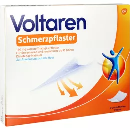 VOLTAREN Plaster przeciwbólowy 140 mg substancja czynna, 5 szt