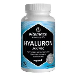 HYALURONSÄURE 300 mg kapsułki wegańskie o wysokiej dawce, 90 szt