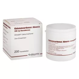 CALCIUMCARBONAT ABANTA 500 mg tabletki do żucia, 200 szt
