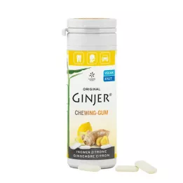 INGWER GINJER Guma do żucia o smaku cytrynowym, 30 g