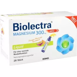 BIOLECTRA Magnez 300 mg ciecz, 28 szt