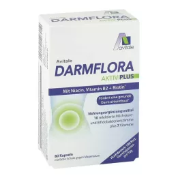 DARMFLORA Aktiv Plus 100 miliardów bakterii + 7 witamin, 80 szt