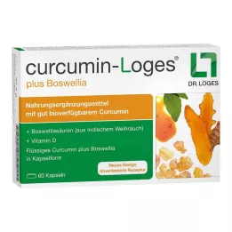 CURCUMIN-LOGES plus kapsułki Boswellia, 60 szt