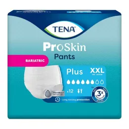 TENA Spodnie Bariatric Plus XXL na nietrzymanie moczu, 12 sztuk