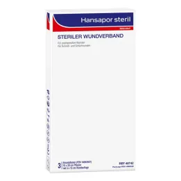 Sterylny opatrunek na rany Hansapor 10x20 cm (3 sztuki)