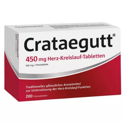 CRATAEGUTT 450 mg tabletki sercowo-naczyniowe, 200 szt CRATAEGUTT 450 mg tabletki sercowo-naczyniowe, 200 szt