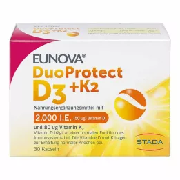EUNOVA DuoProtect D3+K2 2000 IU/80 μg kapsułki, 30 szt