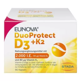 EUNOVA DuoProtect D3+K2 2000 IU/80 μg kapsułki, 90 szt
