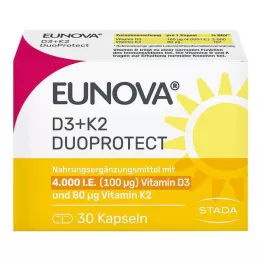 EUNOVA DuoProtect D3+K2 4000 IU/80 μg kapsułki, 30 szt