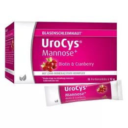 UROCYS Pałeczki mannozy+, 15 szt