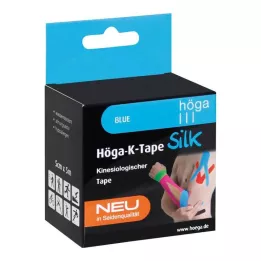 HÖGA-K-TAPE Jedwab 5 cm x 5 m l.fr.niebieski kinesiol.Taśma, 1 szt
