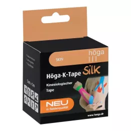 HÖGA-K-TAPE Jedwab 5 cm x 5 m l.fr.skóra kinesiol.Taśma, 1 szt