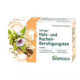 SIDROGA Herbatka łagodząca gardło i gardło, filtr w saszetce, 20X1,75 g