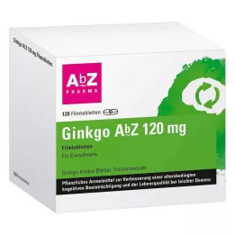 GINKGO AbZ 120 mg tabletki powlekane, 120 szt