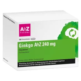 GINKGO AbZ 240 mg tabletki powlekane, 120 szt