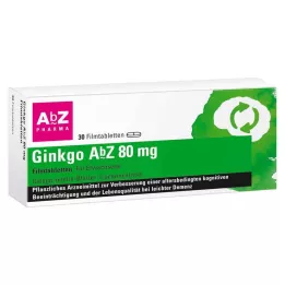 GINKGO AbZ 80 mg tabletki powlekane, 30 szt