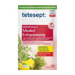 Tetesept Relaks mięśni soli morskiej, 80 g
