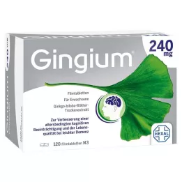 GINGIUM 240 mg tabletki powlekane, 120 szt