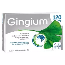 GINGIUM 120 mg tabletki powlekane, 60 szt