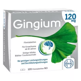 GINGIUM 120 mg tabletki powlekane, 120 szt