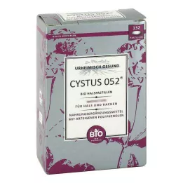 CYSTUS 052 Pastylki do ssania na gardło ekologiczne, 132 sztuki