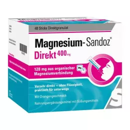 MAGNESIUM SANDOZ Direkt 400 mg Sticks, 48 szt