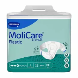 MOLICARE Premium elastyczne poślizg 5 kropli Gr.L, 30 szt