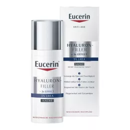 EUCERIN Anti-Age Hyaluron-Filler UREA Krem na noc, 50 ml