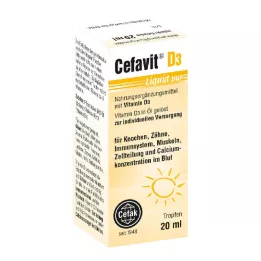 CEFAVIT D3 Krople płynne pur do stosowania doustnego, 20 ml
