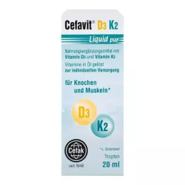 CEFAVIT D3 K2 Płynne krople pur do stosowania doustnego, 20 ml