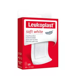LEUKOPLAST paski gipsowe białe miękkie 38x72 mm, 10 szt