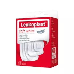 LEUKOPLAST miękka biała Str.19x72/D.25/38x72/38x38mm, 30 szt