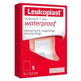 LEUKOPLAST Leukomed T plus sterylny 5x7,2 cm, 5 szt