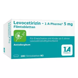 LEVOCETIRIZIN-1A Pharma 5 mg tabletki powlekane, 100 szt