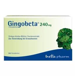 GINGOBETA 240 mg tabletki powlekane, 100 szt